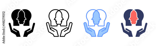Principles icon sheet multiple style collection
