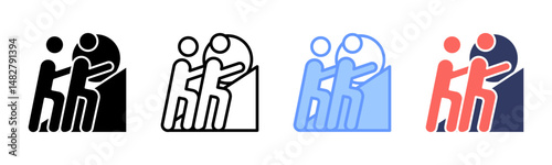 Cohesion icon sheet multiple style collection