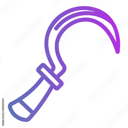 sickle Gradient icon