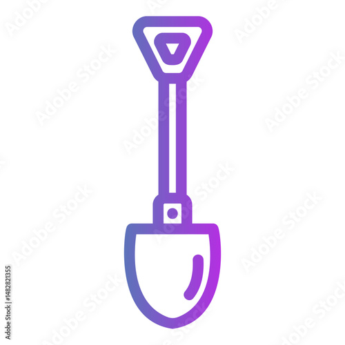 shovel Gradient icon