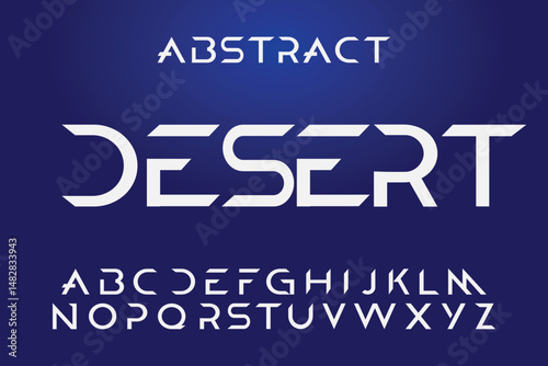 creative modern urban alphabet font. Digital abstract moslem, futuristic, fashion, sport, minimal technology typography. Simple numeric vector illustration