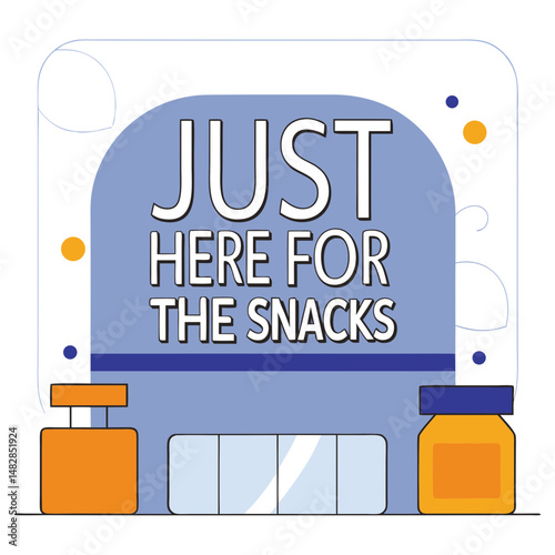 vector illustration of a shop window