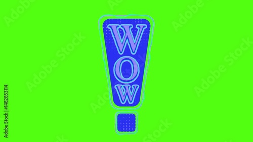 WOW Speech Bubble Animation | Surprise Text Pop