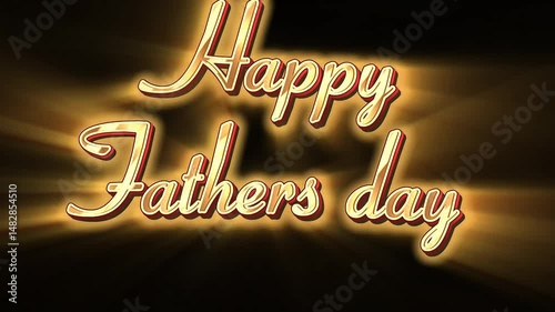 Wallpaper Mural Animated footage of Digital greeting for Fathers Day suitable for social media posts, cards, emails, and presentations for celebrating dads with love. Torontodigital.ca