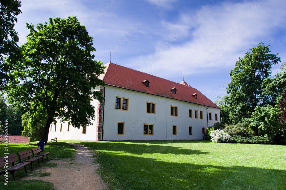 Renaissance castle Blansko. View from the castle park. South Moravia, Czech Republic. Renaissance castle Blansko. View from the castle park. South Moravia, Czech Republic.
