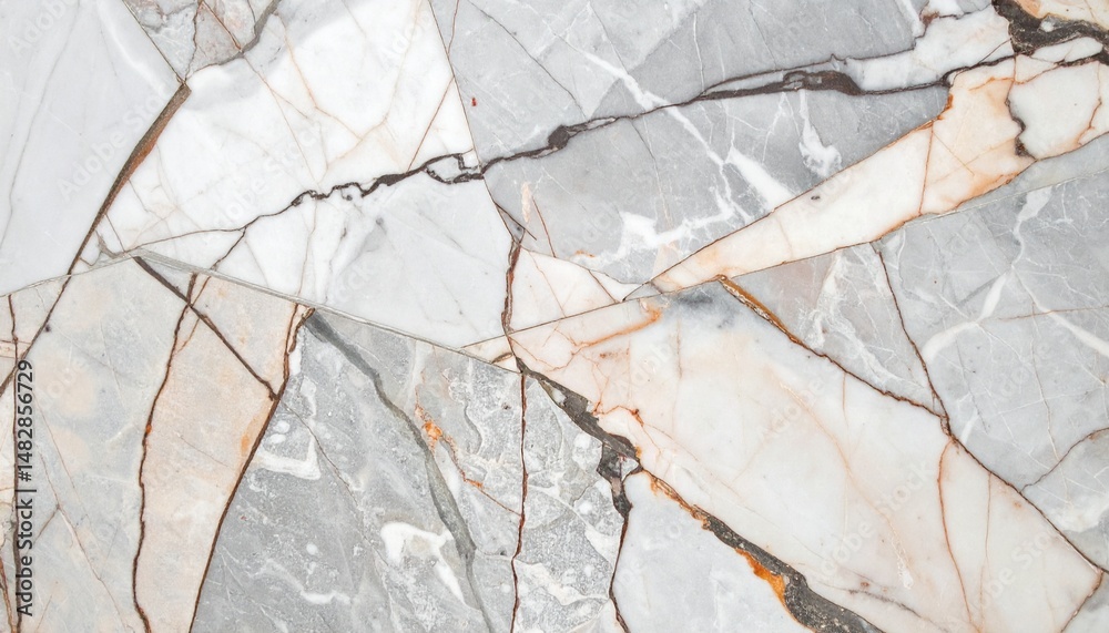 Fototapeta premium Marble texture background, Natural breccia marble tiles for ceramic wall tiles and fl