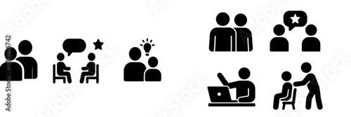 Engaging discussions among diverse groups in a modern workplace setting during afternoon meetings