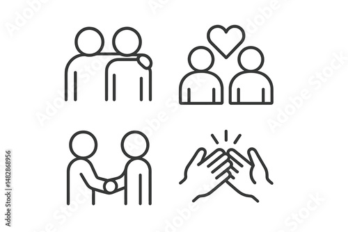 Community engagement through friendship and support in modern society emphasizes connection and collaboration