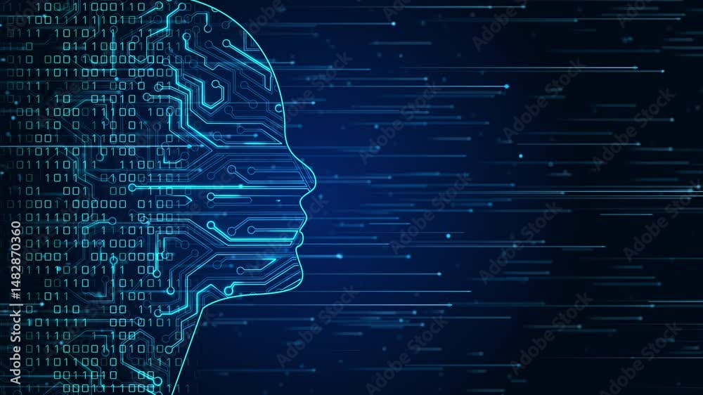 Artificial intelligence portrait circuits code  connection