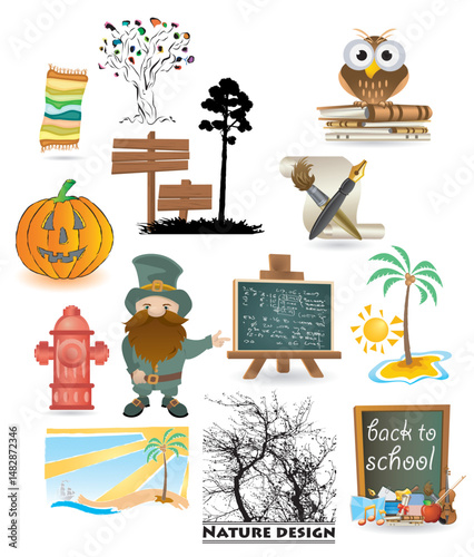 Vector Icon Sets Collection: Medical, Technology, Education, Nature & More