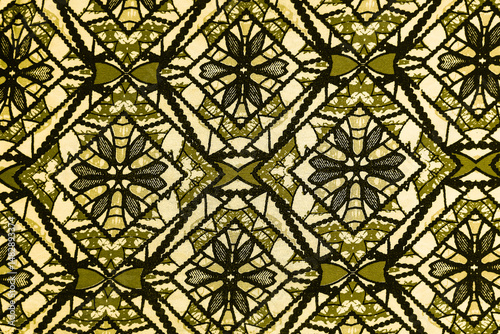 fabric with geometric pattern. abstract ochre geometric background