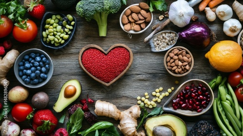 Wallpaper Mural Healthy Food for a Healthy Heart Torontodigital.ca