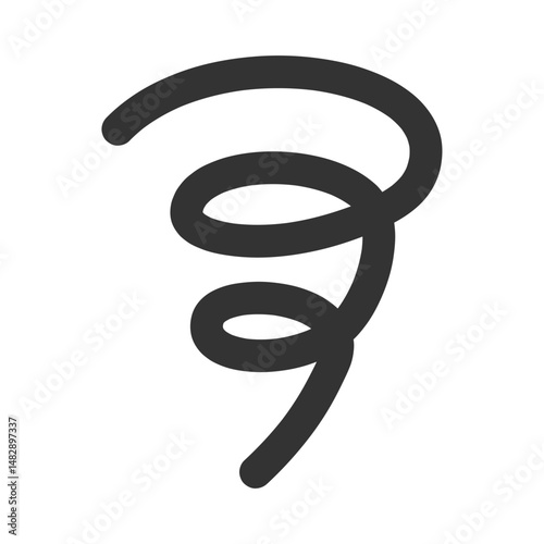 Thinking Bubble Icon – Doodle Style