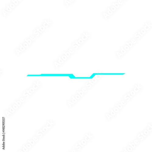 Futuristic User Interface Element. Vector Illustration.