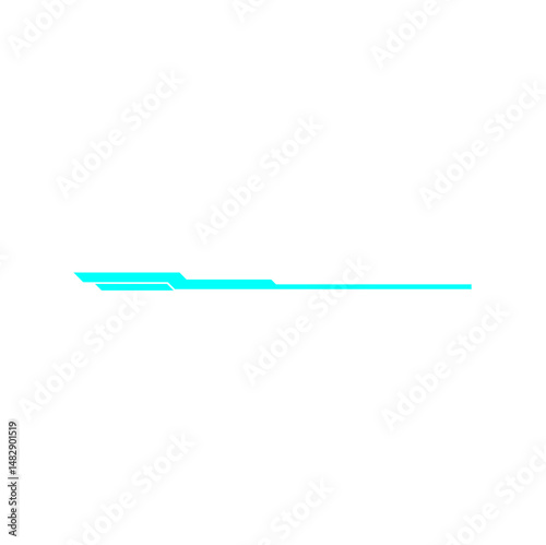 Futuristic User Interface Element. Vector Illustration.