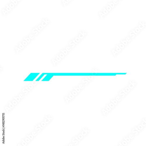 Futuristic User Interface Element. Vector Illustration.
