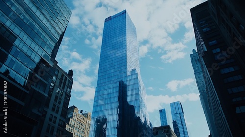Wallpaper Mural Modern skyscraper amidst urban cityscape Torontodigital.ca
