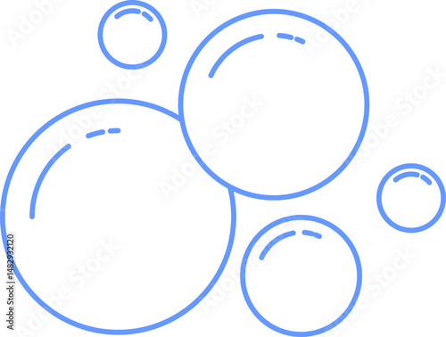 Line Water Bubbles