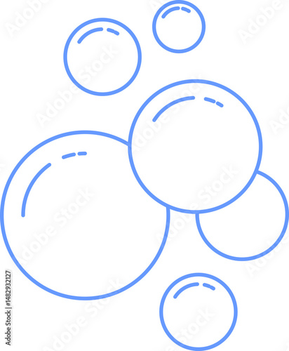 Line Water Bubbles