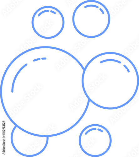 Line Water Bubbles