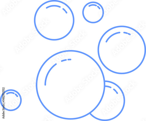 Line Water Bubbles