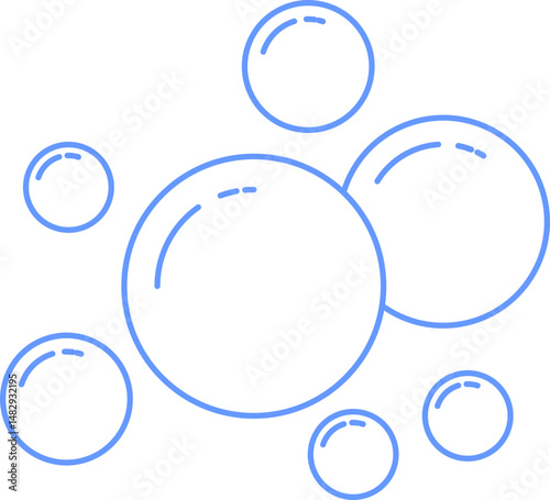 Line Water Bubbles
