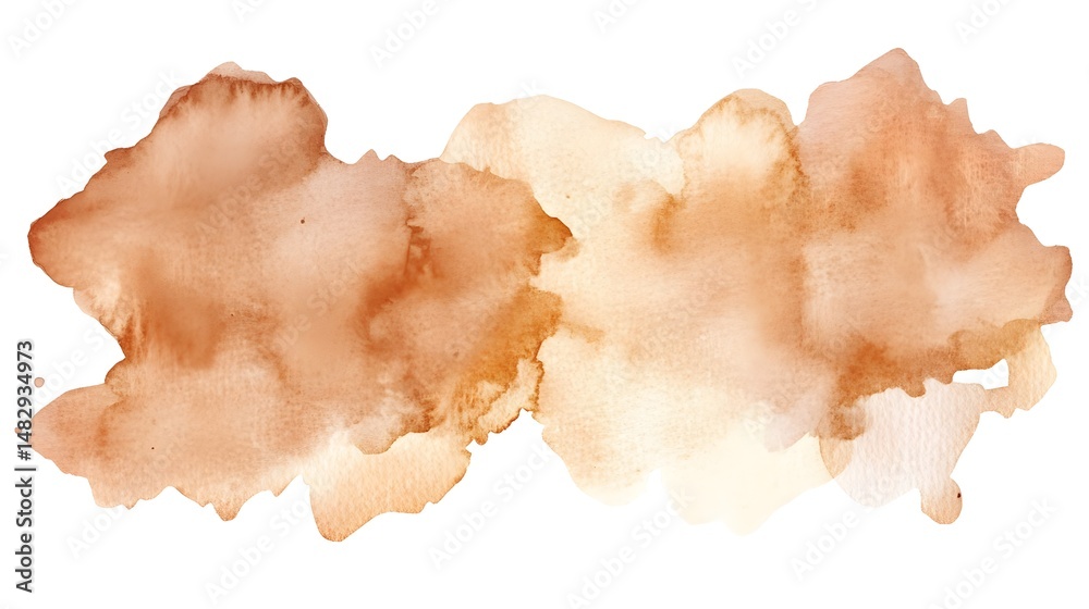 Abstract watercolor wash in warm, muted tones. Abstract watercolor wash in warm, muted tones.