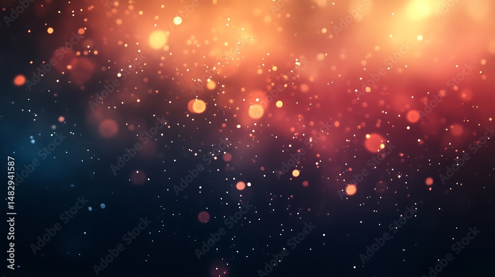 Fototapeta premium Shimmering, colorful bokeh lights