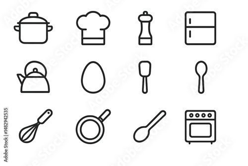 Collection of kitchen utensils and appliances highlighting cooking essentials for every home chef