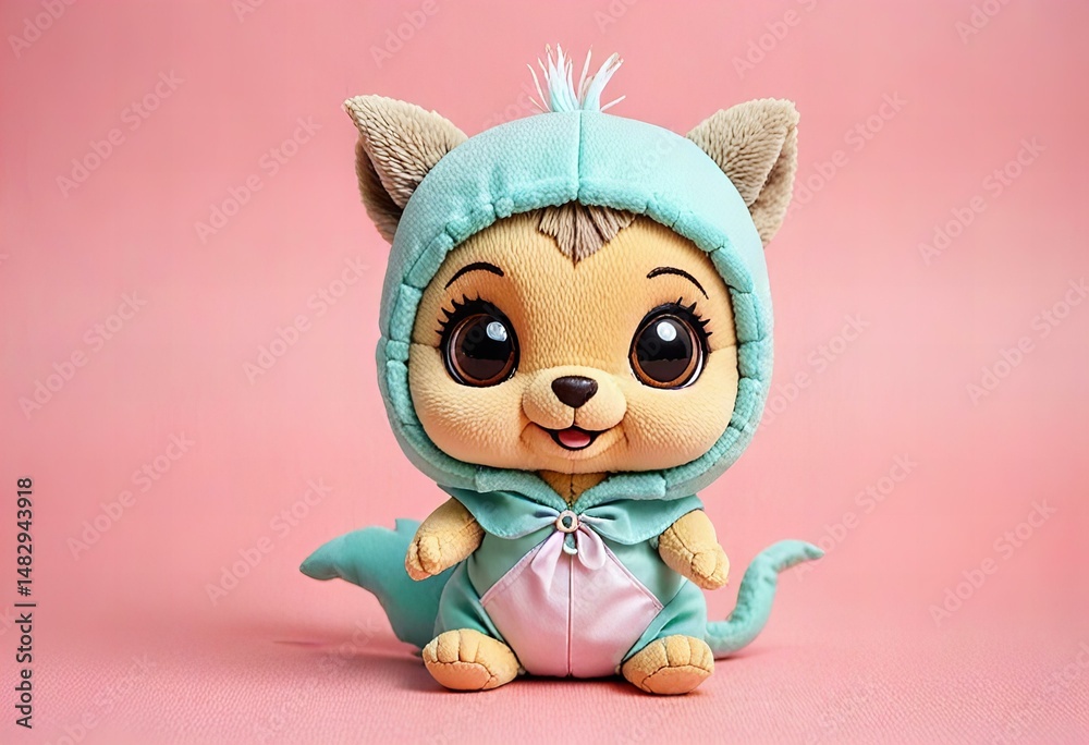 Fototapeta premium Picture Chibi vampire squirrel, high quality