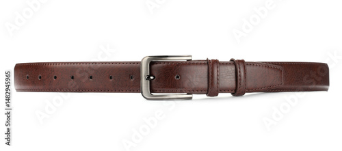 Quadro em tela One brown leather belt isolated on white