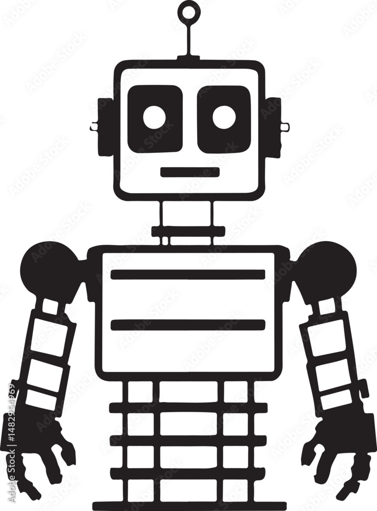 Naklejka premium Robot Judge 