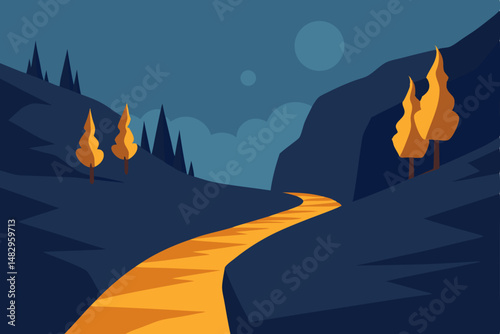vector illustration of a campfire