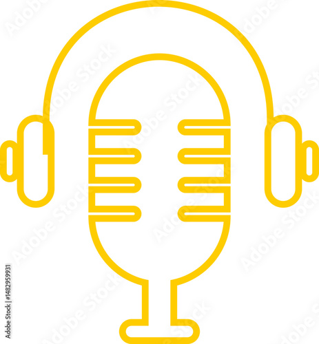 microphone podcast logo