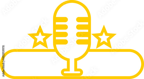 microphone podcast logo