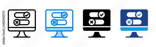 Switch icon sheet multiple style collection