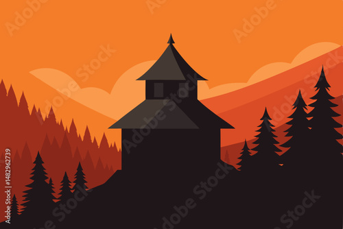 church in the mountains
