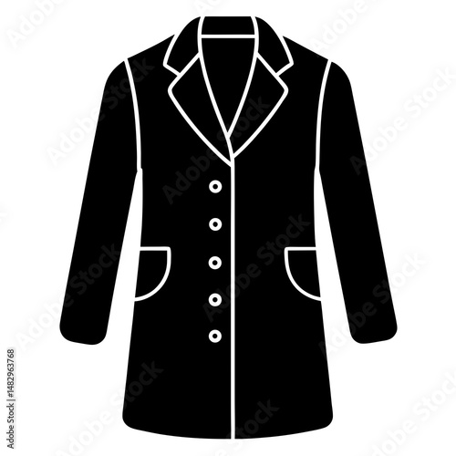black and white jacket