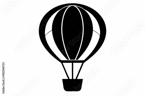hot air balloon vector illustration