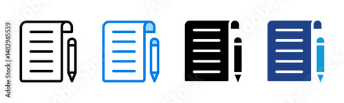 Planning icon sheet multiple style collection