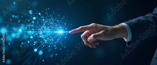 Contemporary photo stock imagery exemplifies technological disruption effects catalyzing business transformation through advanced digital innovation and industry evolution in  Photo Stock  Concept  an