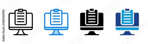 Usability icon sheet multiple style collection