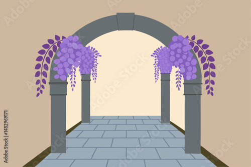 archway in the mosque