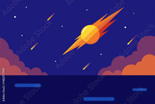 rocket on the moon