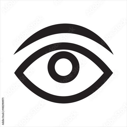 Eye icon. vector illustration. EPS 10/AI