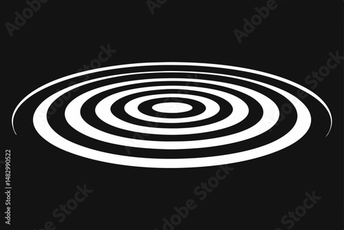 black and white swirl
