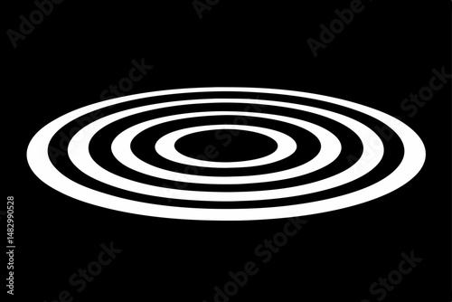 3d render of a red spiral
