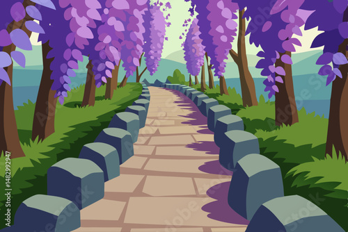 spring flowers in the park