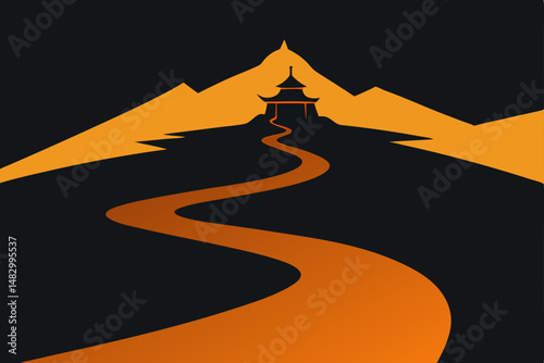 road to the mountains