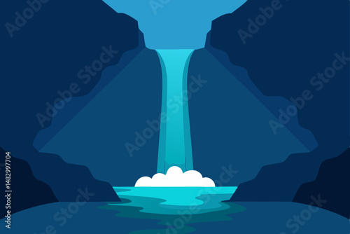 iceberg in the ocean